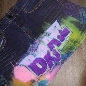 So inspired Bratz denim mini skirt